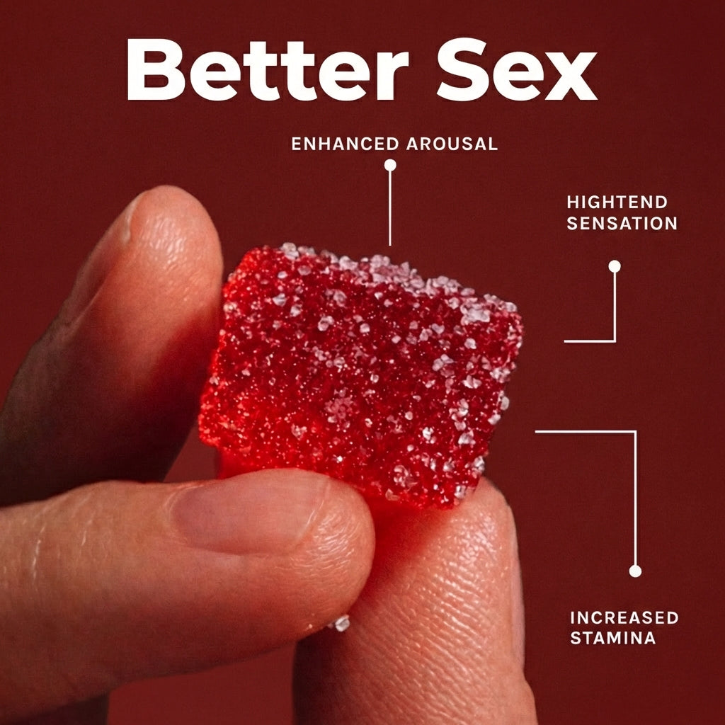 S*X Cubes - Hot Peach Intimacy Gummies