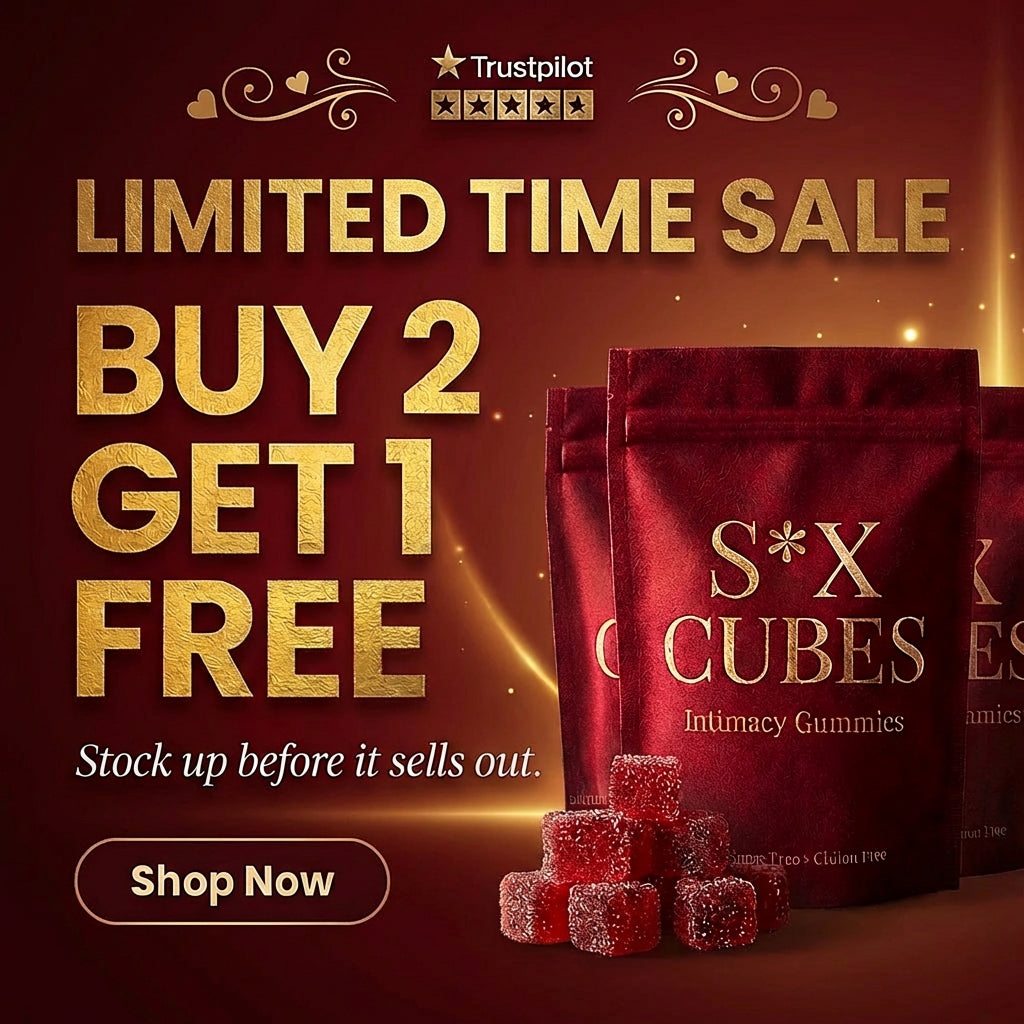 S*X Cubes - Hot Peach Intimacy Gummies