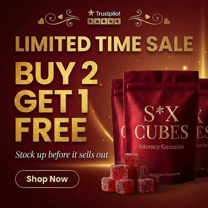 S*X Cubes - Hot Peach Intimacy Gummies